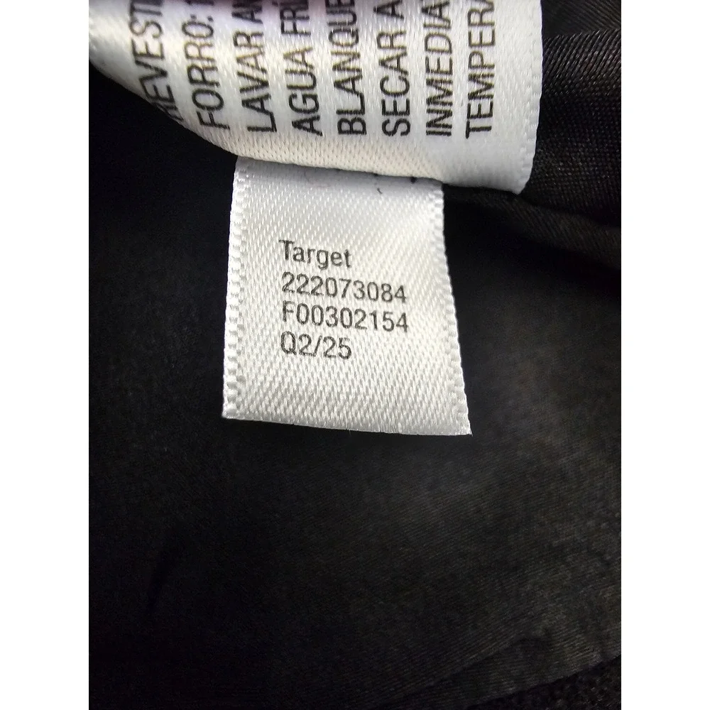 Art Class Girls Double Breasted Pea Coat Black Polyester Blend Casual Size M